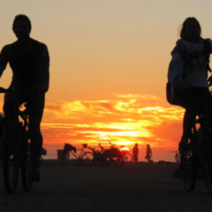 The sun sets at Lower Trestles after another day free of toll road construction. Let's keep it that way!