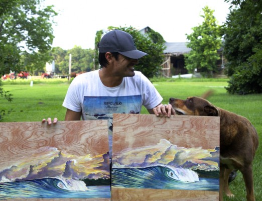 A portrait of the artist, Phil Goodrich. A portrait of the artist, Phil Goodrich.