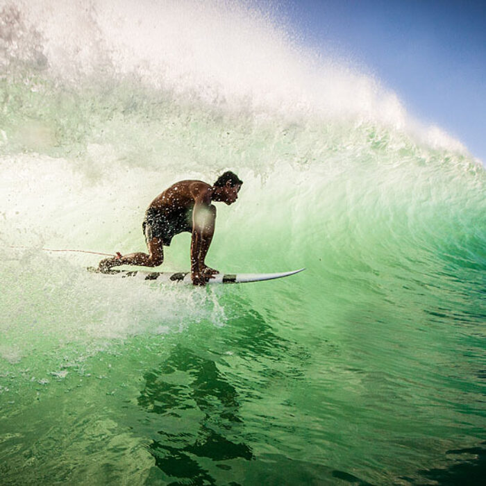 Skip the sunset mojito's with Bali's white linen crowd and get over to the Bukit to catch the best light of the day shining through a wall of Indian Ocean perfection like this one that Nyoman 'Blacky' caught at Bingin.
