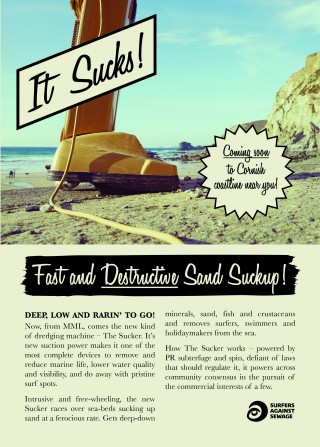 Surfers Against Sewage, Cornwall Council, Cornwall, England, Marine Minerals Limited, St Ives Bay, clean water, ocean preservation