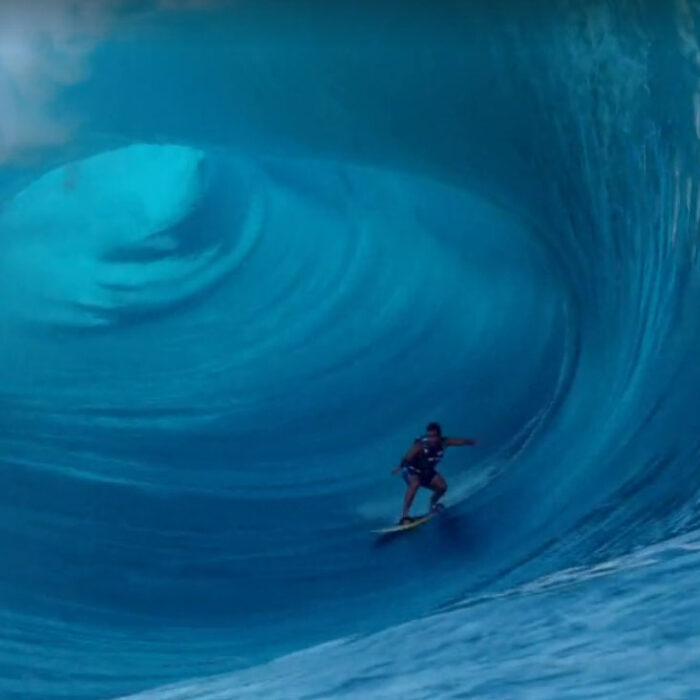 Koa Rothman Giant Teahupoo Wave Surf