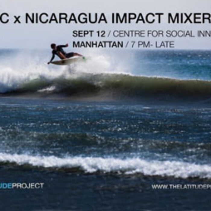 So whether you're a traveler, a surfer, a philanthropist, a yogi, an artist... all you go-ers and do-ers, we want you to join our conversation at the NYC x NICARAGUA IMPACT MIXER on September 12 in New York.