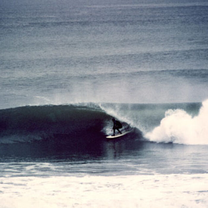 William Finnegan doing what he writes about at Ocean Beach. Photo: John Raymond