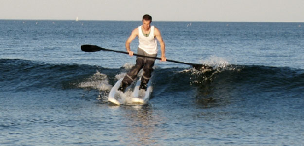 Everyone out of the water! He's taking a dump!