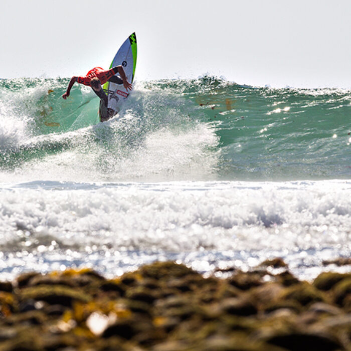 This was Taj's third final at Trestles but his first win. Photo: Hurley