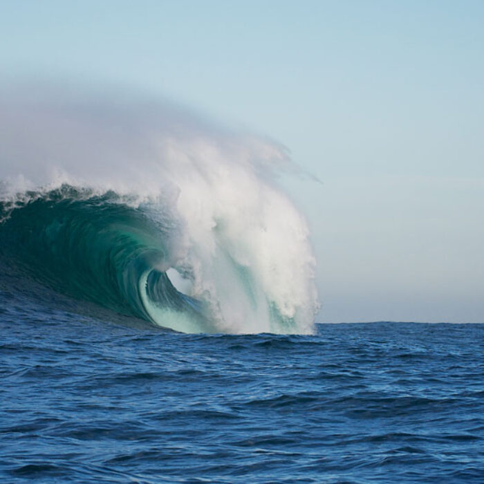 Just off the coast of Galicia, Spain, lies a place called "Coast of Death," or Costa da Morte. We had an almost perfect session there. Some of the waves were perfect: lefts and rights, huge tubes, and hovering around the 12-18 foot mark.