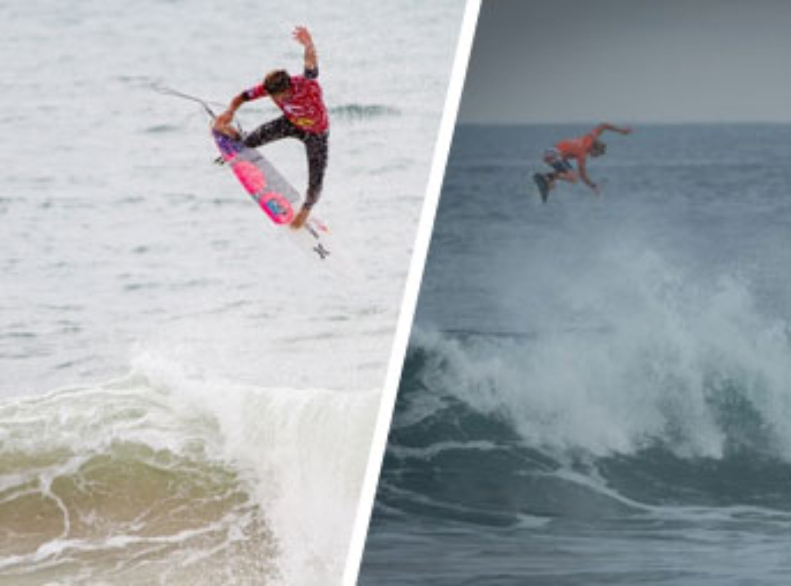 Julian's air at the recently-finished Rip Curl Pro Portugal just might top John John's "air heard 'round the world."