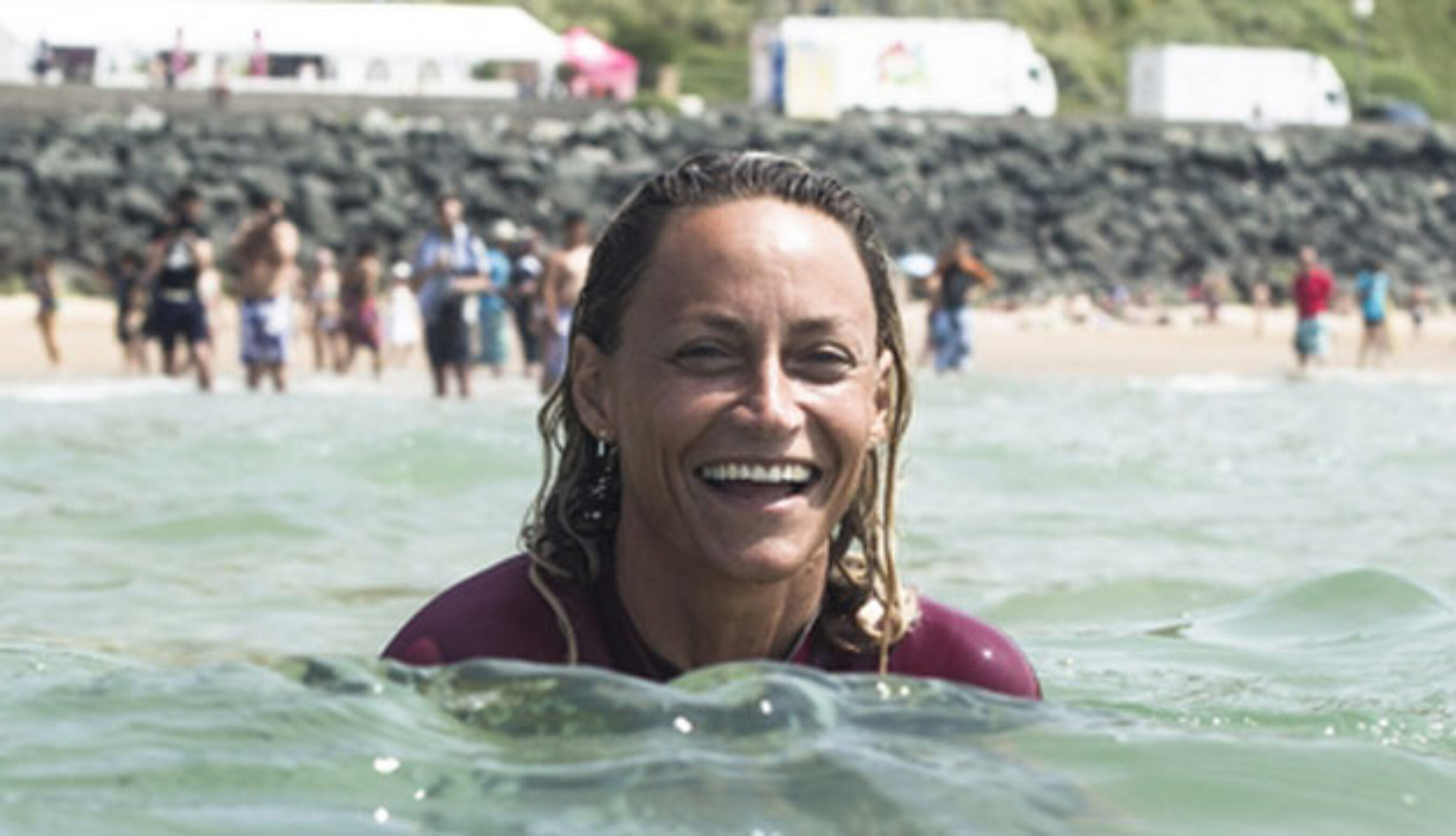 Lisa Anderson, raddest surfing mom ever. Photo: ASP/Poullenot/AQUASHOT