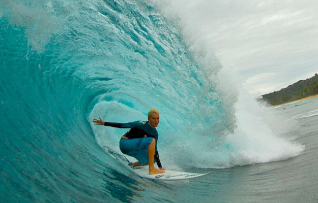 Keala Kennelly, one hard charging mom. Photo: Anthony Walsh