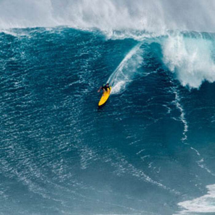 The enormous swell that hit Hawaii last week ran into Maui's north side and created monsters. A few of the world's best surfers were on hand to tame them: Greg Long, Mark Healey, Ian Walsh, Peter Mel, Isaac Stant, just to name a few.