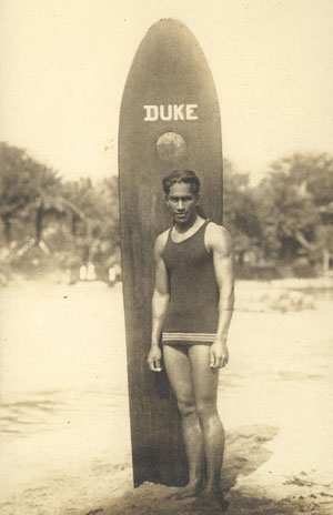The Duke, Waikiki, around 1912. Photo: State Library of Queensland