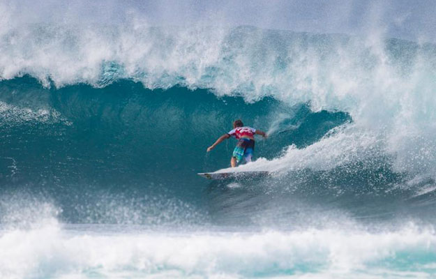 Sebastian Ziets (HAW) on the day's only perfect 10. ASP/Kirstin