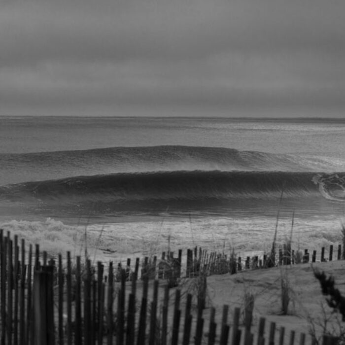 Bay Head, New Jersey turned on again last week, and some of the the best showed up to sneak into some pretty epic conditions. Pumping and offshore, Bay Head proves that the east coast fires. Photo: Pat Nolan