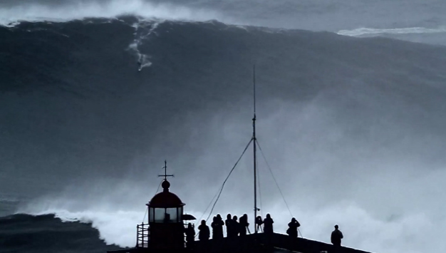 No more of this at Nazaré.