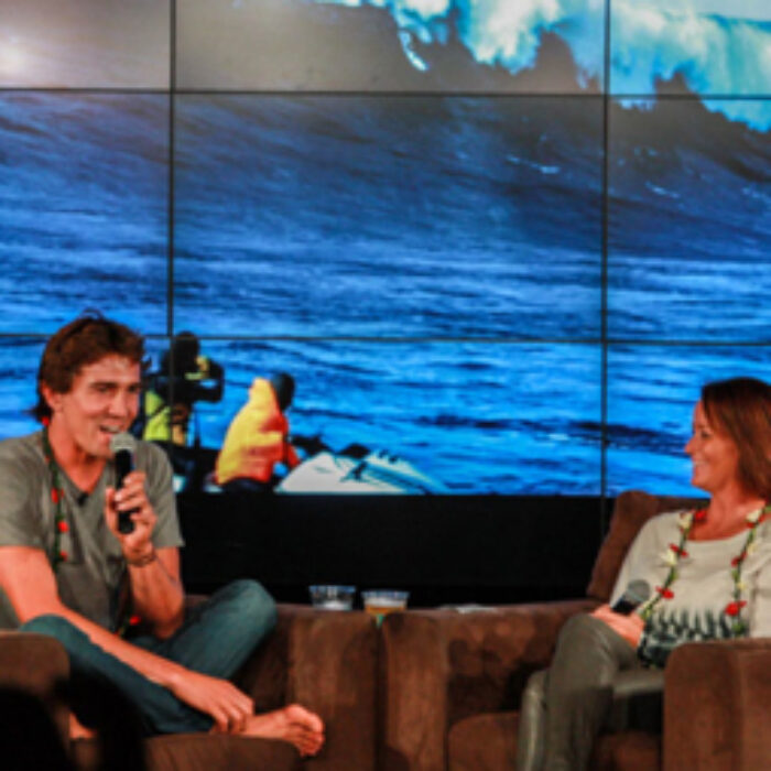 Greg Long and Jodi Wilmot talk story