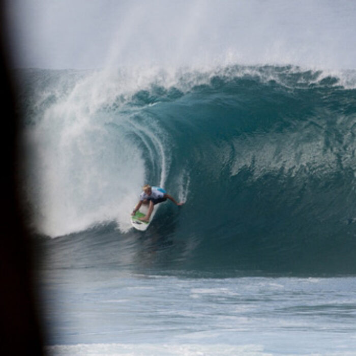 John John Florence: no stranger to Pipeline. That's for sure. Photo: ASP