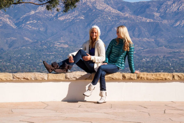 Holiday happiness with the twins. Photo courtesy of Ocean Minded