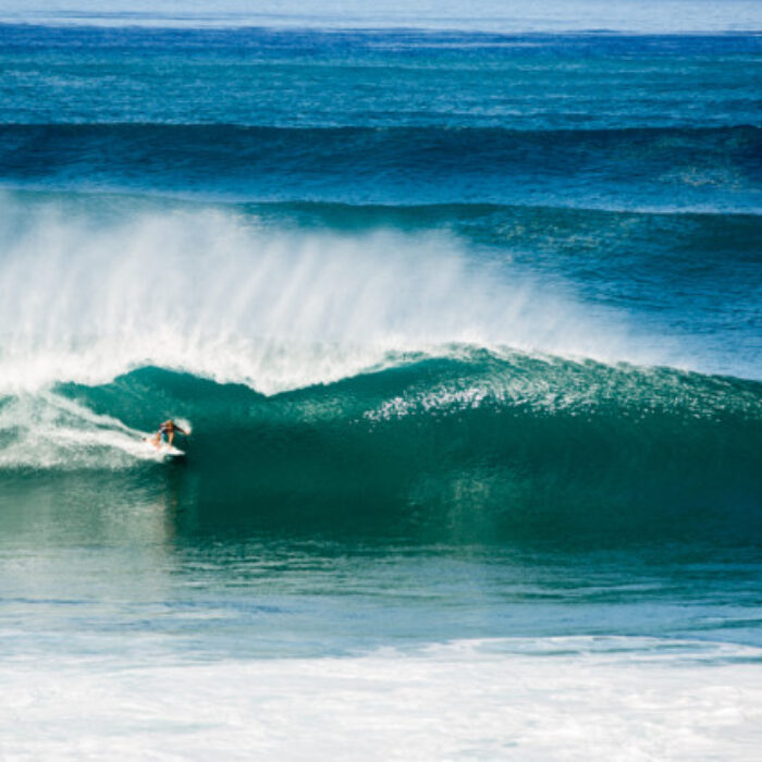 The Kauai guy that shocked the surf world with his underdog Triple Crown win in 2012 turned the three-thumbed wonder into a legitimate force to be reckoned with. And this sequence of Sebastian Zietz's Pipe bomb proves it.