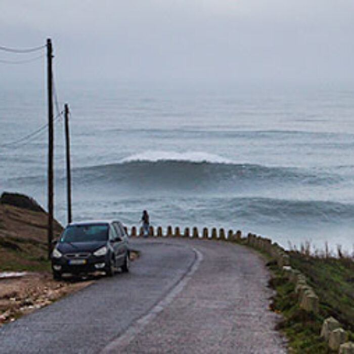 All over Europe, Hercules made headlines. Huge swells were hitting the European coastlines early in January, and amazing reports of huge surfing conditions were filtering in from all over the Atlantic coast. But somehow, the only thing which came out of Nazaré, one of Europe's most well-known big wave spots, was silence. Photo: Mark Wengler/Rip n' Snap