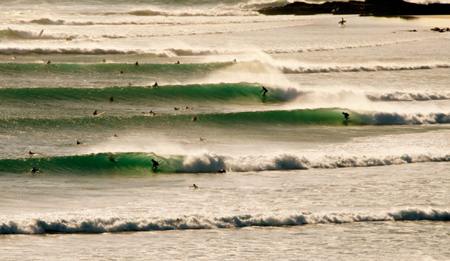While this isn't California, the crowds are no different. Photo: Cyrus Sutton