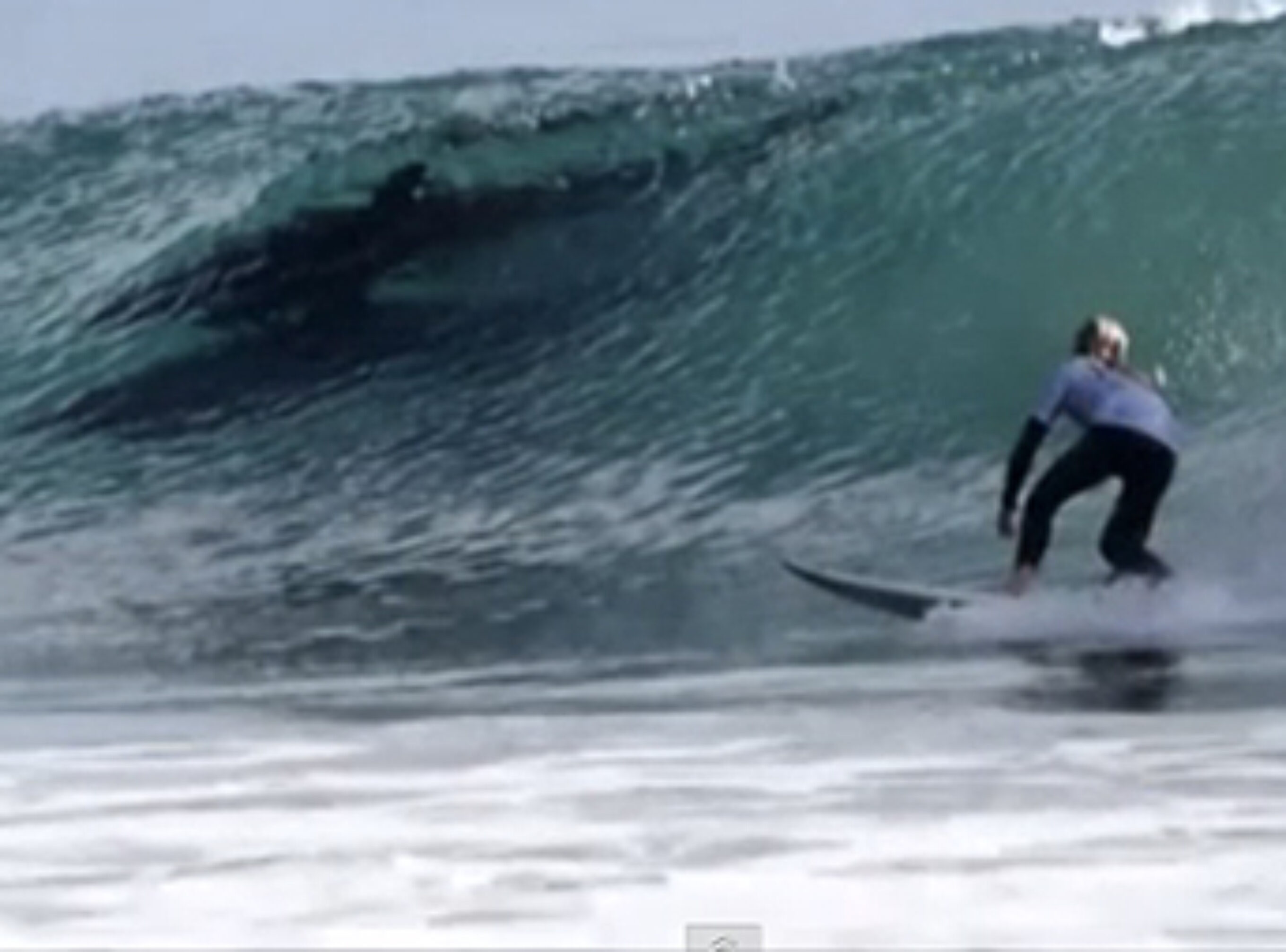 A few days ago, at the 2014 Rincon Classic in Ventura, California, competing surfers in the lineup were treated to an interesting sight. A pod of dolphins showed up and showcased their own surfing skills beneath the surface.