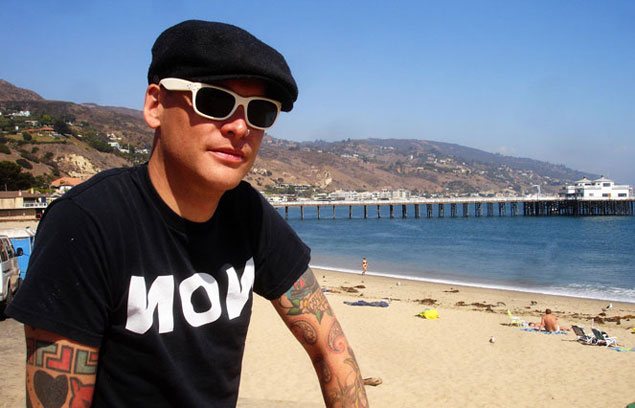 "Look at all those stars, look at how goddamn ugly the stars are." Matt Skiba in Malibu.