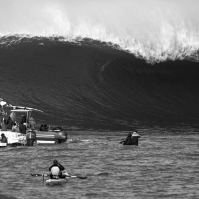Mavericks, full force. One of the heaviest waves on the planet. Photo: Adam Warmington.