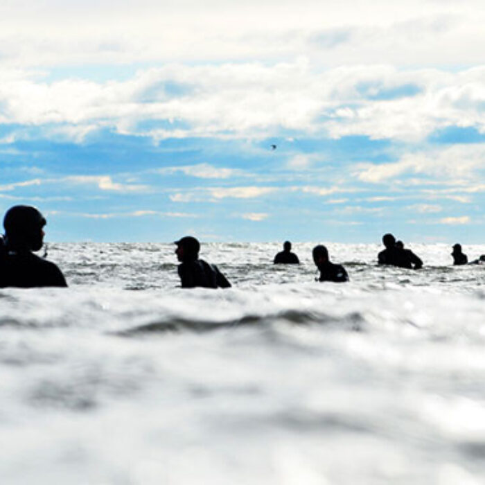 There are a lot more bobbing heads. And with that comes a lot more danger. Photo: Jeremy Hall