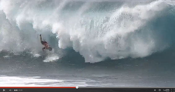 Pipe is truly terrifying. Grown men openly weep while urine trickles down their legs, and their wives shriek and faint on to the sand. To satiate your lust for blood, here are the best wipeouts from the Volcom Pipe Pro.