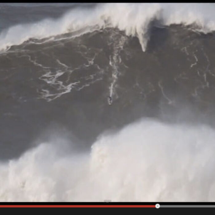 One of the U.K.'s hardest chargers, Cotton headed to Portugal to face winter storm Brigid head on. And while Brigid may not be as intimidating a name as Hercules, she's throwing waves just as big at Nazaré.