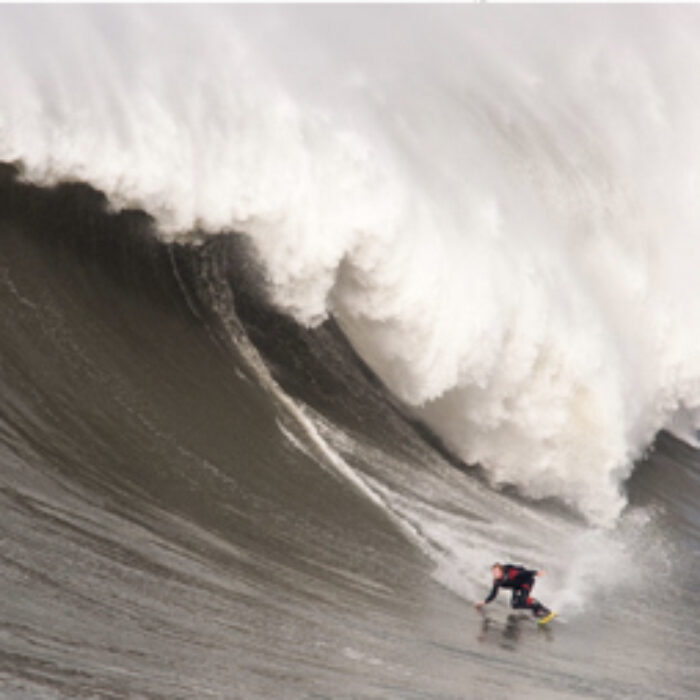He wasn’t even sure he wanted to go. Tracking the swell, big-wave surfer Andrew Cotton, known more commonly as Cotty among friends and fellow surfers, was considering the outer banks of the nearby Emerald Isle instead.