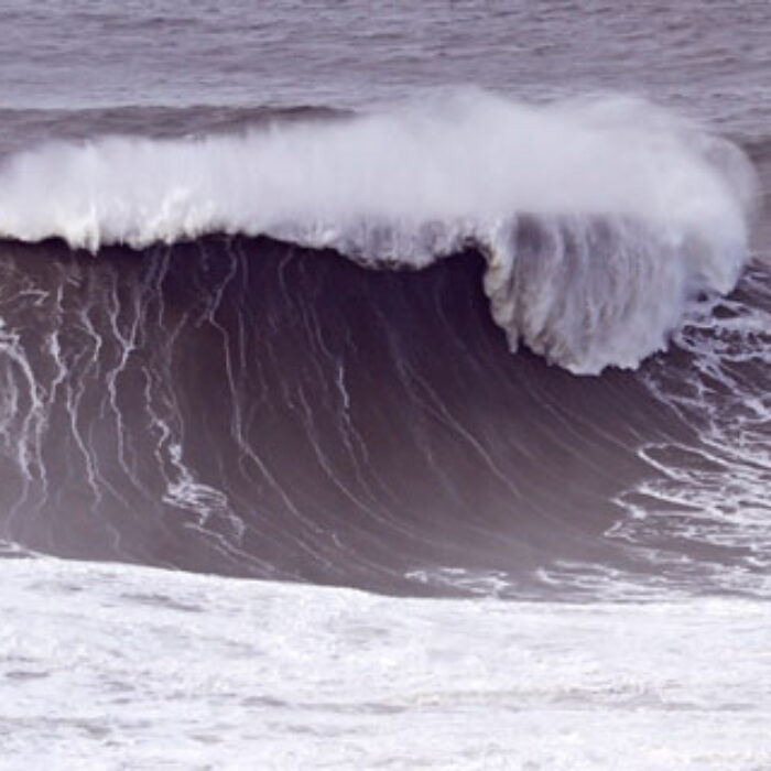 Nazaré and the people who surf there have dealt with its fair share of criticism. Yes, the angle from the cliff makes it look bigger. But when a giant swell hits that tiny little town in Portugal, that the photos that come out of it are spectacular.