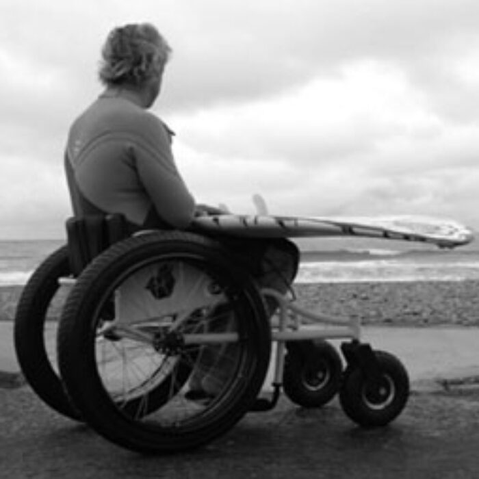 I'm a paralyzed surfer. I wasn't always paralyzed. The funny thing is, when I got paralyzed they told me I would never surf again – along with a huge list of other things that I would never do.