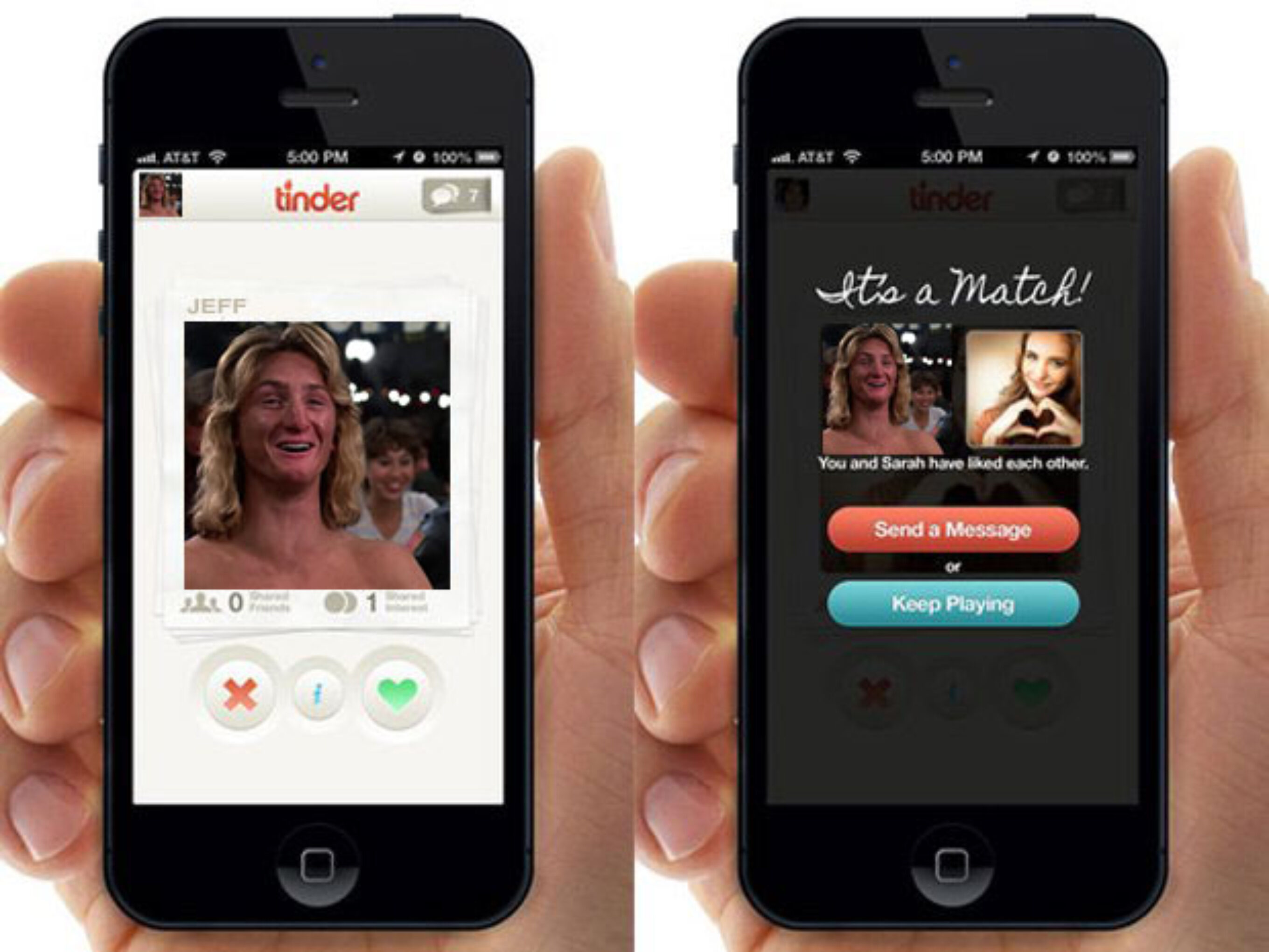 Surfers on Tinder and Internet Dating Sites