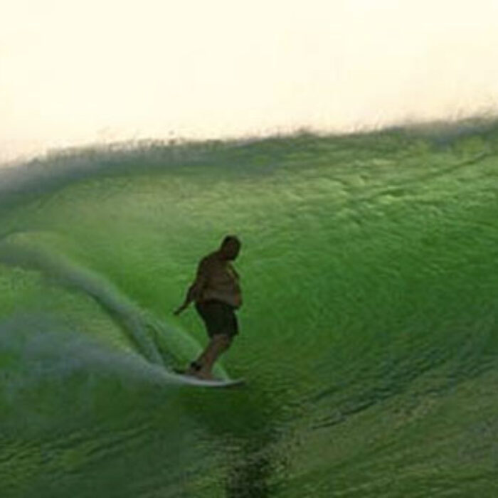 Jimbo Pellegrine, surfing’s Butterbean. Photo: Ricardo Junji