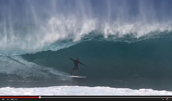 Well, we can't say we're surprised that Kelly Slater won Oakley's Wave of the Winter – although he was. "They told me the other day I got the [Clif Bar Overall] performance award," he said. "I was really stoked, so I wasn't expecting at all to get the Wave of the Winter."