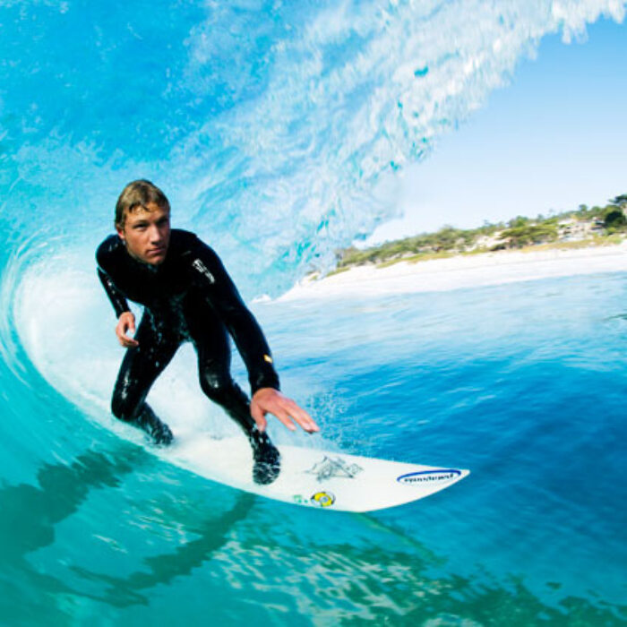 Kyle Theirman, in the process of thanking Jack London. Photo: courtesy of Kyle Thiermann