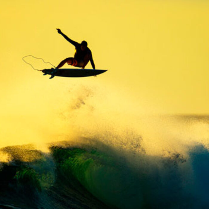 Julian Wilson, getting comfortable at Margaret River. Photo: Nate Smith