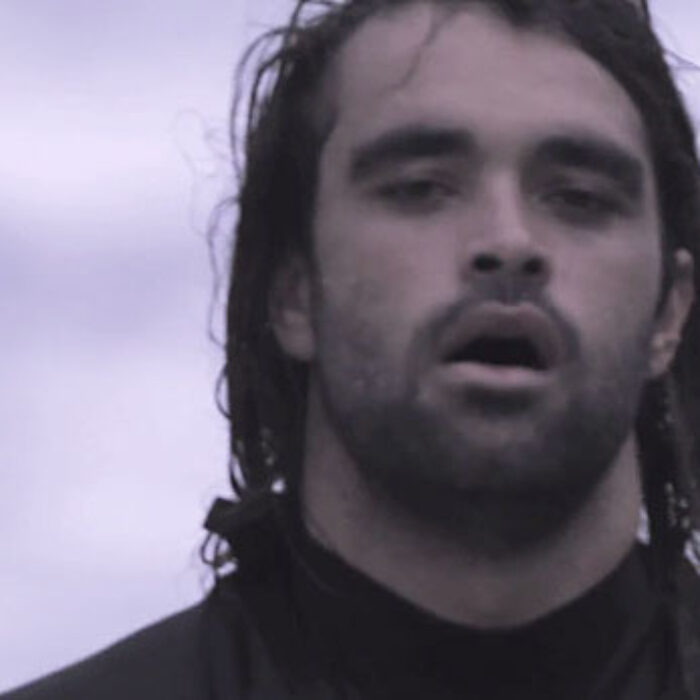 An Otis Carey still from Satan Surfs. If Satan surfs as well as Otis, hell will be a great show.