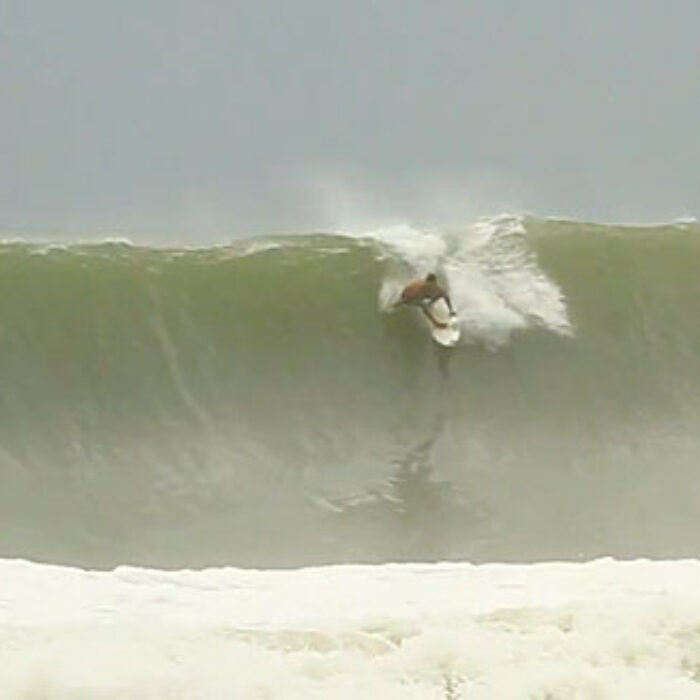 These are giant Mexican Barrels that didn't make the cut in the upcoming mystical surfing film Eyes Wide Open. It features Peruvian surfer Alvaro Malpartida and other heavy chargers such as Gabriel Villaran, Greg Long, Mark Healy, Kohl Christiansen, Will Dillion, Oscar Moncado, and Anthony Walsh.