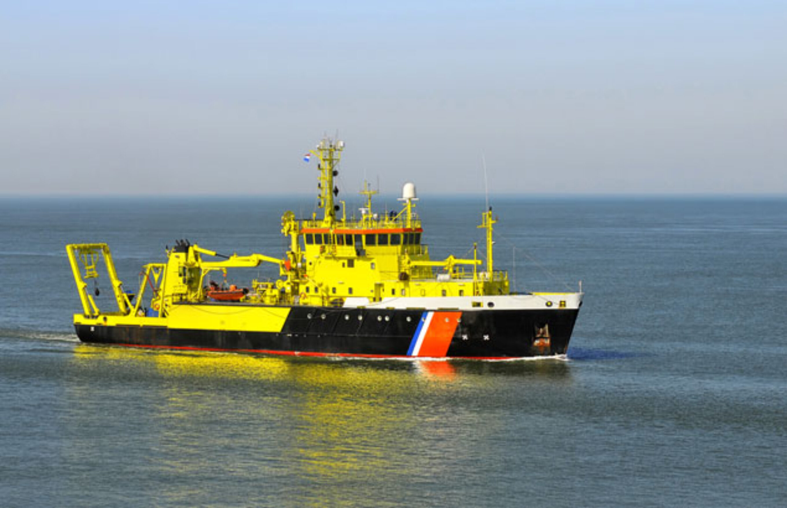 Survey ships like these tow air guns and receivers meant to interpret sound waves that penetrate the ocean floor. Photo: Shutterstock