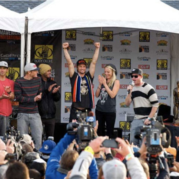 Your Big Wave World Champ: Grant Baker. Photo: Ben Ginsberg