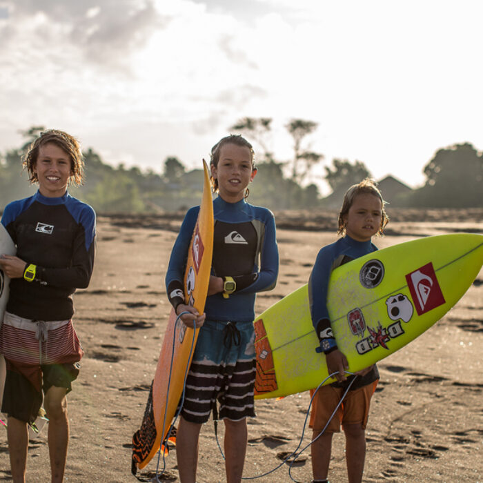 Kids at play, making work out of it. Photo: Bradley Masters