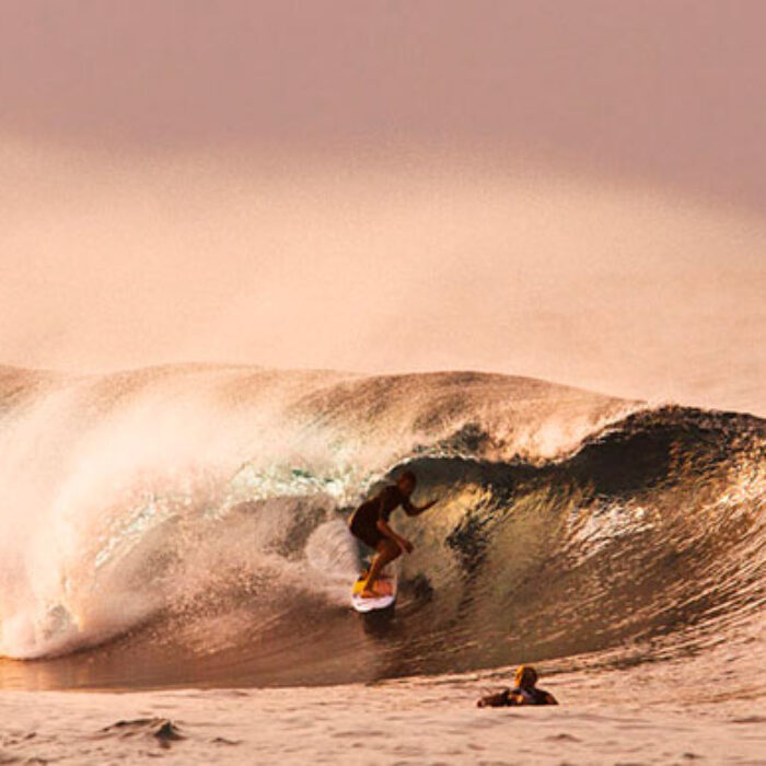 "When the chips are down, or you just feel like the whole world has been ganging up on you, tormenting you, breaking you down, there will always be the ocean." Photo: Quincy Dein
