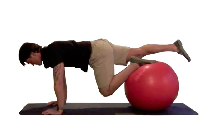 The single legged prone jackknife is an advanced exercise for hip and shoulder stability, but is perfect to build up to!