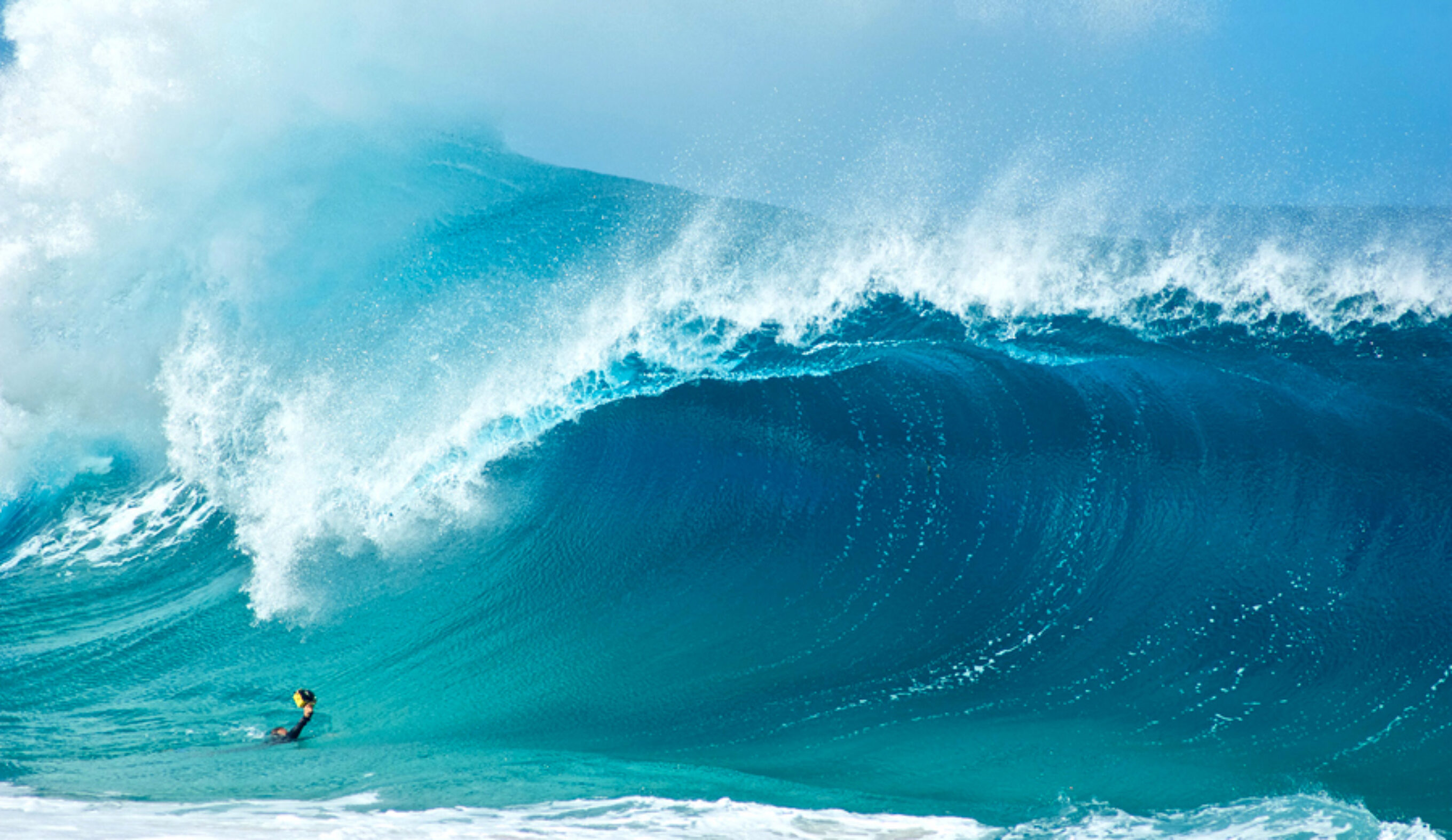 Clark goes big by going under. Photo: Gregg Miller
