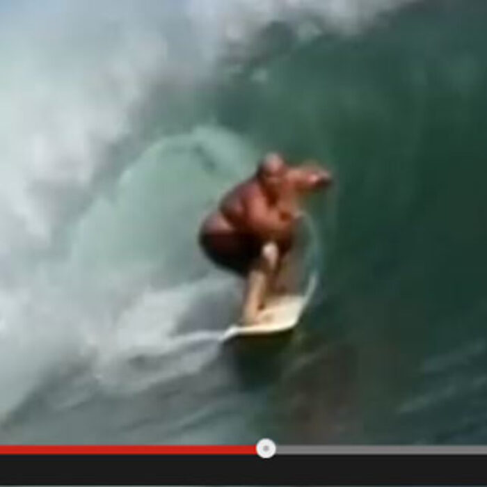 Jimbo Pellegrine love his lefthand barrels! Bigger is better, in the case of waves and Jimbo.