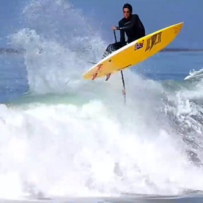 Kai Lenny is a consummate waterman. He surfs gigantic waves on anything that floats. He's a windsurfer extraordinaire. He races (and wins) stand-up-paddle boards, and on his down days, he throws big airs on a stand-up paddleboard accented with a little French flare.
