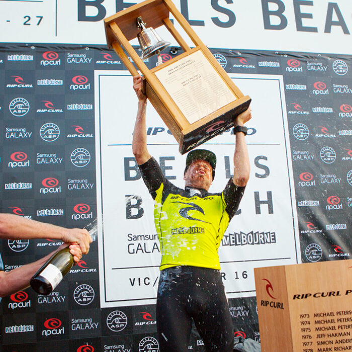 After an amazing Finals day at the Rip Curl Pro Bells Beach, two of the world's finest hoisted the coveted trophy. Carissa Moore and Mick Fanning won the iconic event.