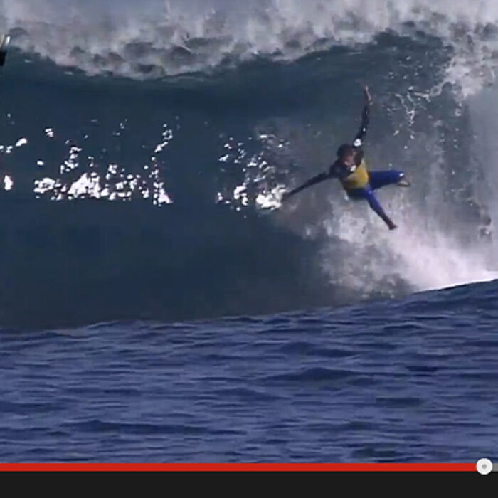 For the first time in ASP history, heat five of the Drug Aware Margaret River Pro will be at The Box. Alternate name? The Pine Box. Prepare for some back breakers. Exciting? Yup.